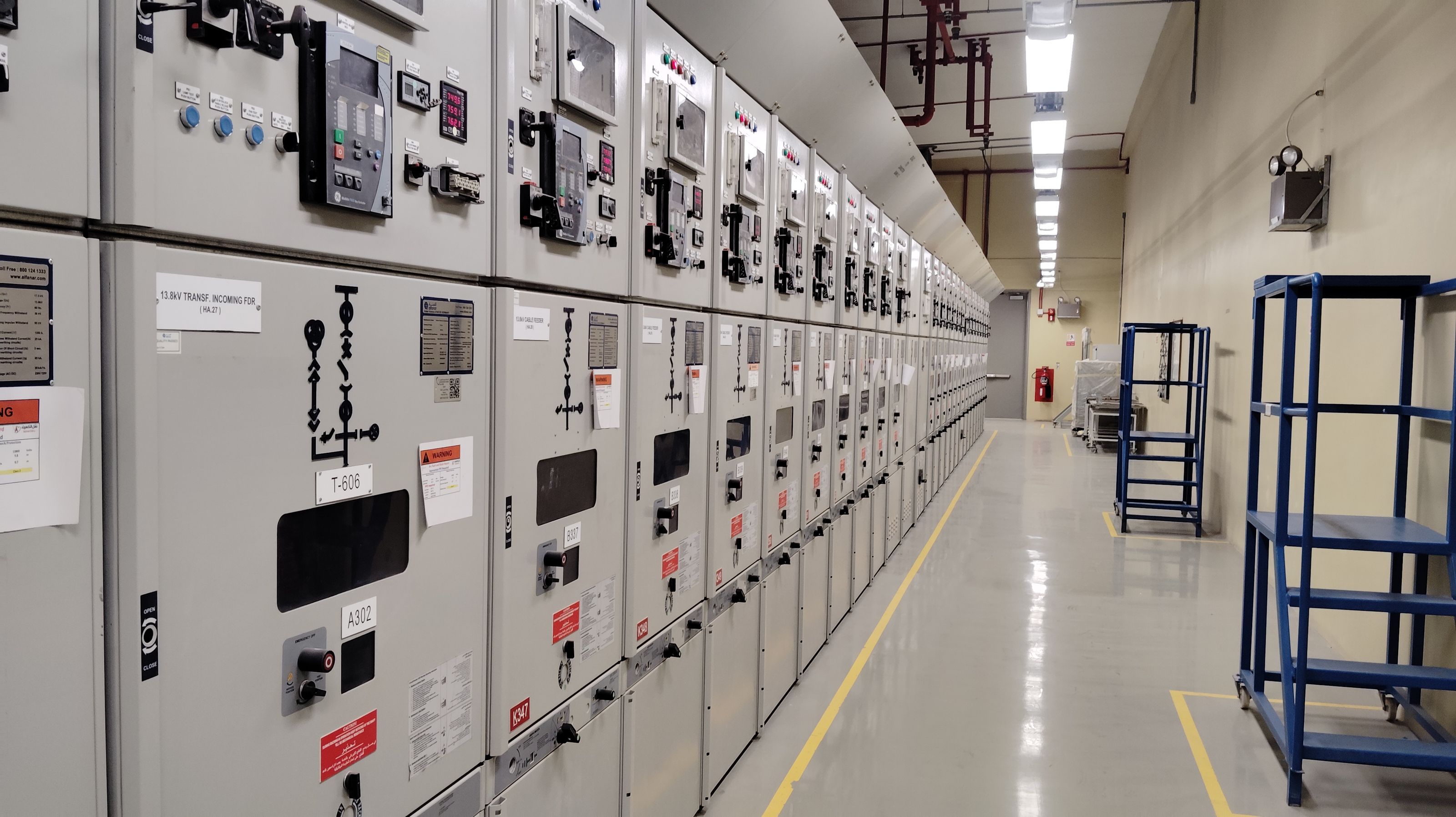 Medium voltage switchgear panel lineup — Megawin Switchgear, Salem